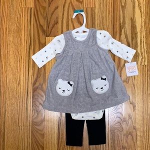 NWT 3 mos. 3-piece Just One You outfit